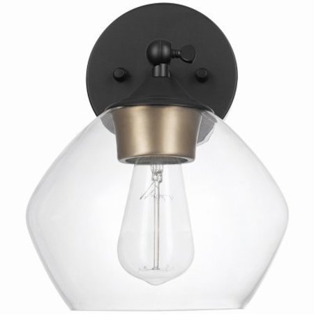 GLOBE ELECTRIC 1LGT BLK Wall Sconce 51367